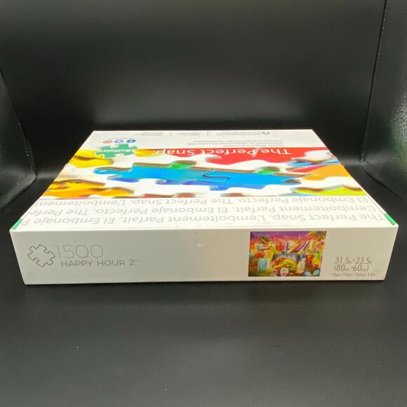 1000 Piece Puzzle Happy Hour 2 -Vibrant Tropical Cocktails & Fruit - Picture 4 of 7